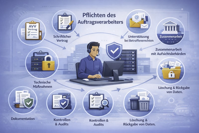 Pflichten des Auftragsverarbeiters