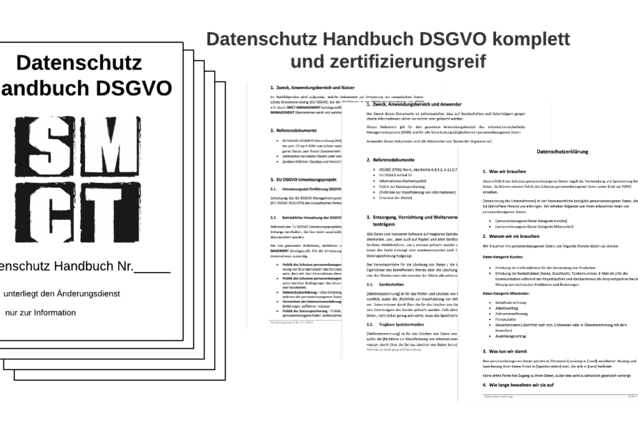 Datenschutz Handbuch DSGVO