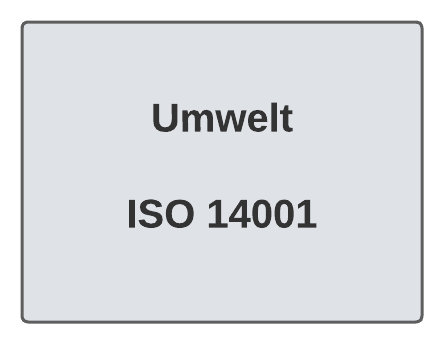akkreditierte Zertifizierungen gemäß ISO 17021-1 z.B. ISO 14001