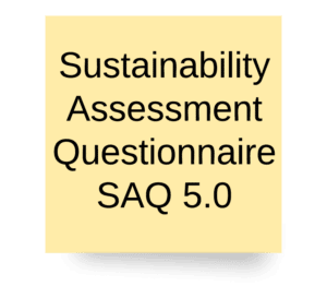 Sustainability Assessment Questionnaire SAQ 5.0