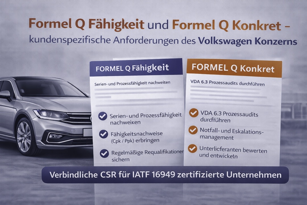 Formel Q Fähigkeiten und Form Q Konkret Volkswagen