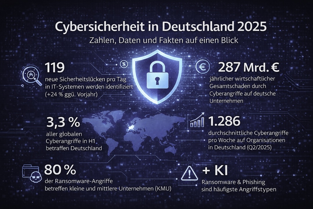 Cybersicherheit in Deutschland 1925 in Zahlen