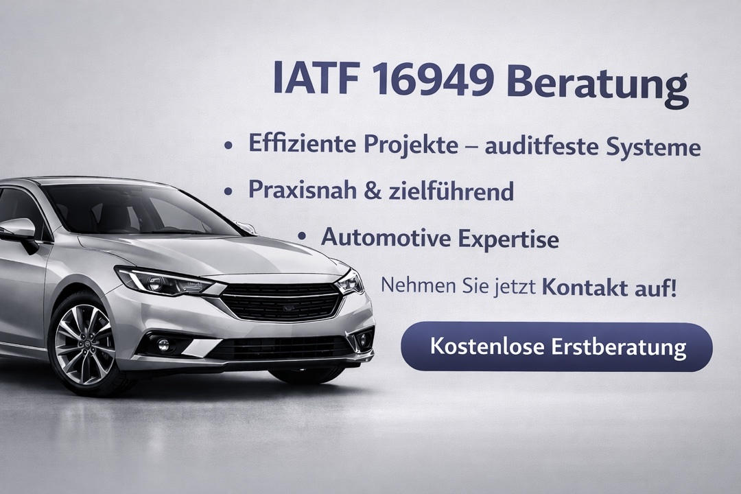 IATF 16949 Beratung Erstgespräch Kontakt aufnehmen
