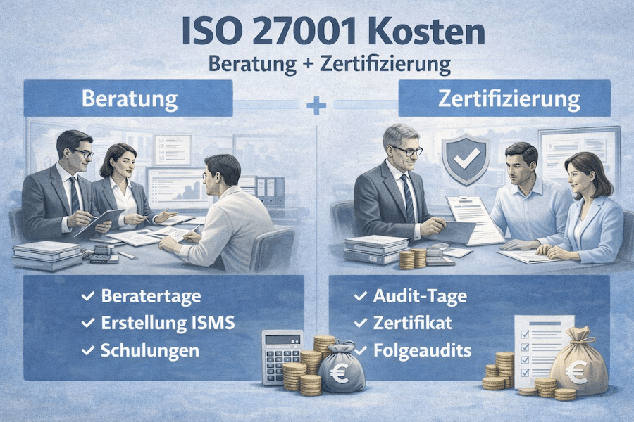 ISO 27001 Kosten Rechner – Beratung und Zertifizierung