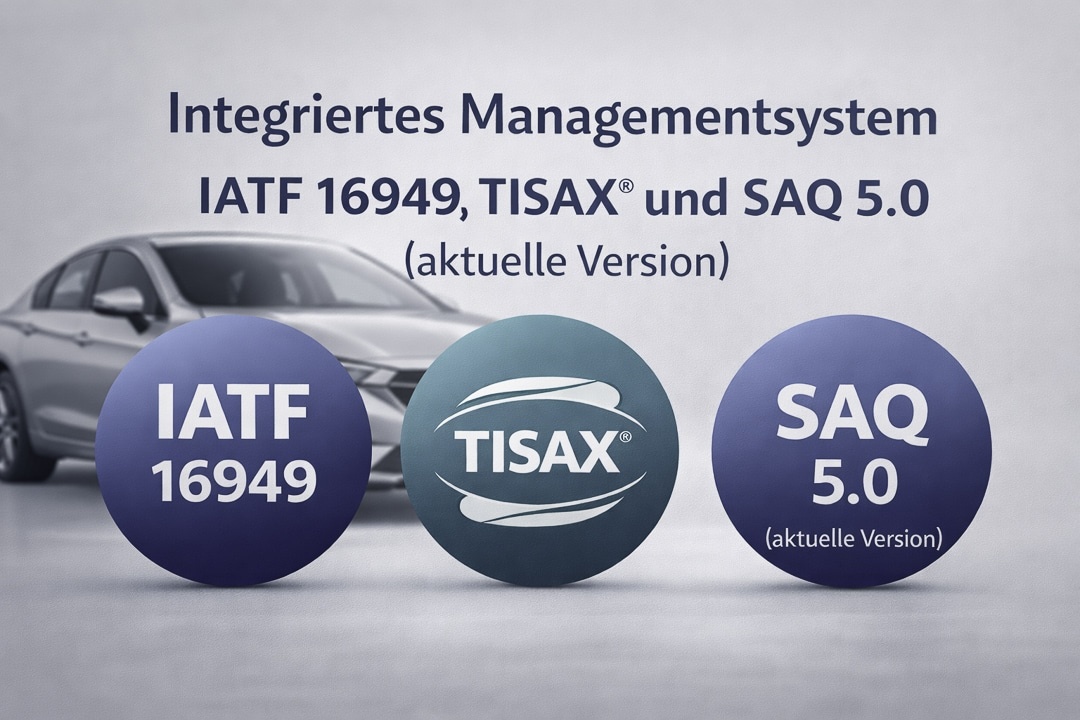 Integriertes Managementsystem IATF 16949, TISAX und SAQ
