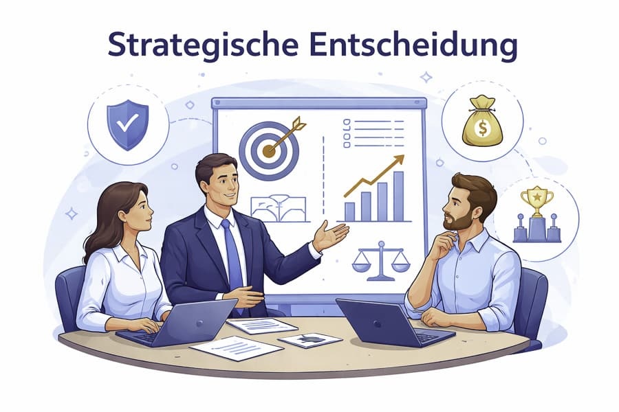 Strategische Entscheidung Geschäftsleitung