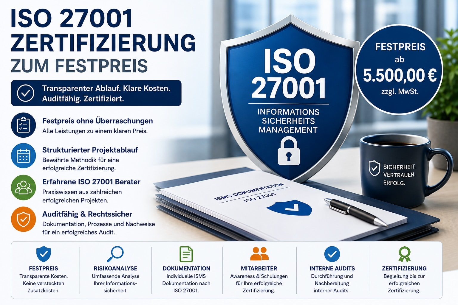 Angebot ISO 27001 Festpreis SMCT MANAGEMENT