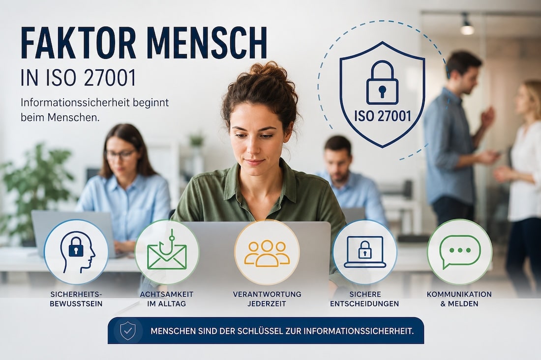 Faktor Mensch bei ISO 27001 und Informationssicherheit