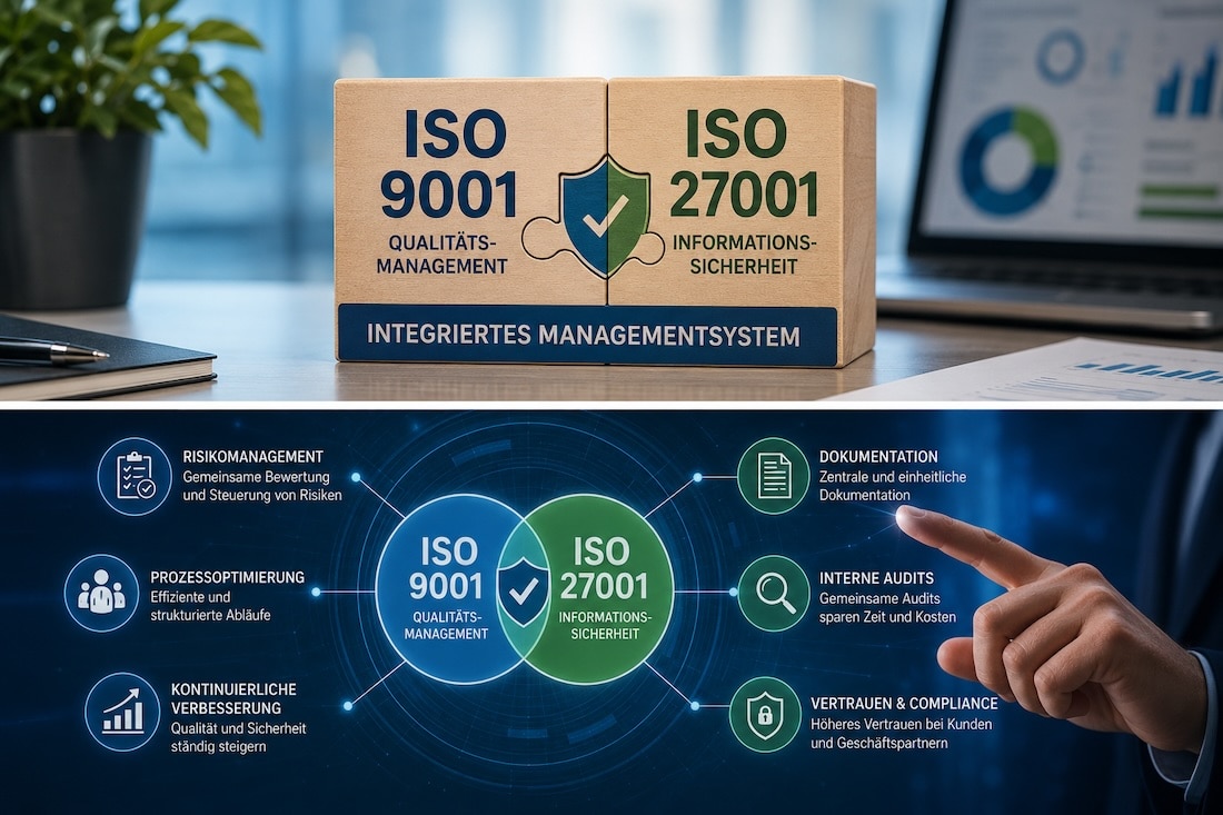 ISO 27001 und ISO 9001 Kombi Zertifizierung