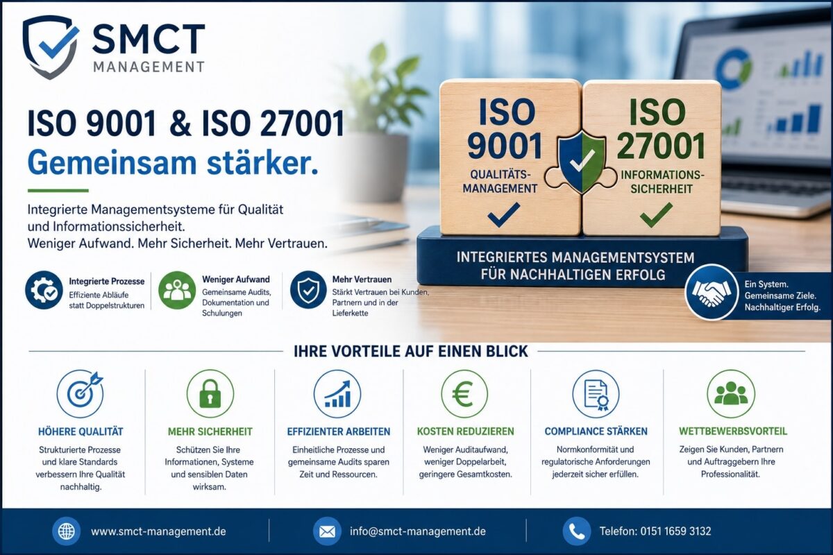 Kombi Zertifizierung ISO 27001 und ISO 9001