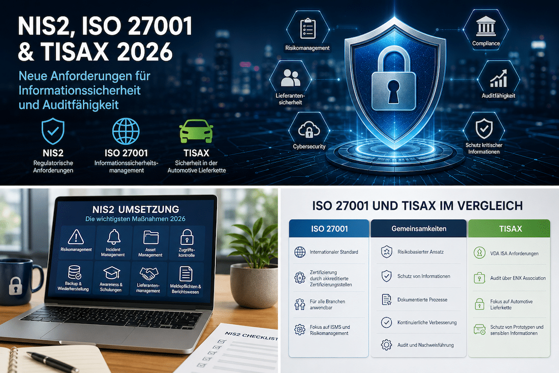 TISAX und ISO 27001 Anforderungen 2026
